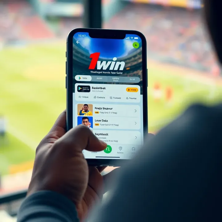 User logging into the 1win betting platform on a mobile device in Nigeria